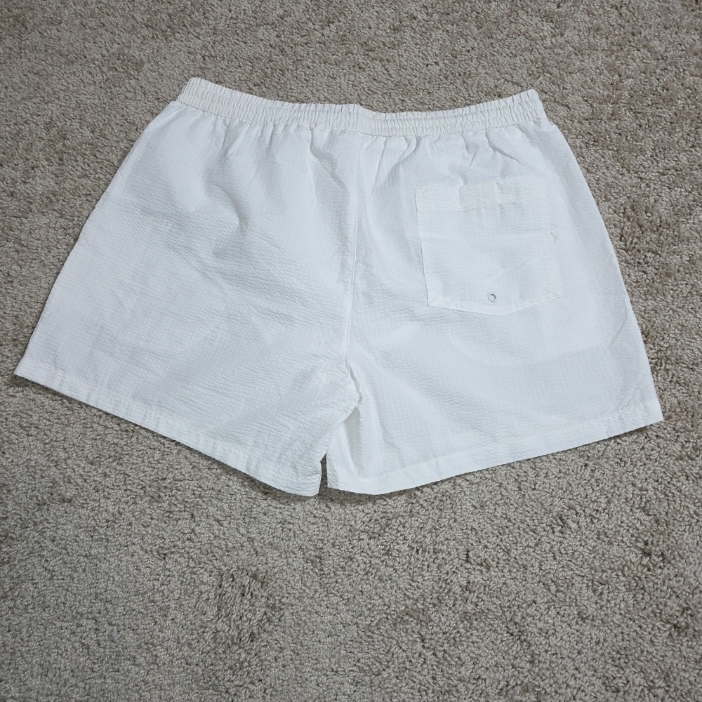 zara parachute white shorts sz large - Picture 2 of 8
